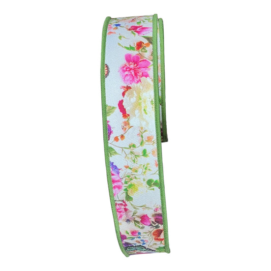 Florals with Butterfly Ribbon
