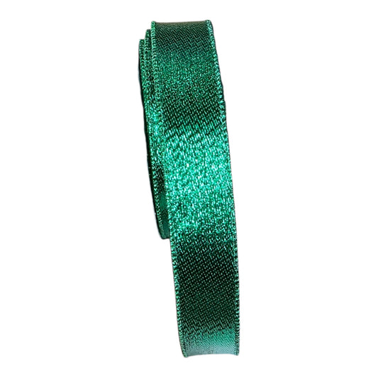 Emerald Green Metallic Ribbon