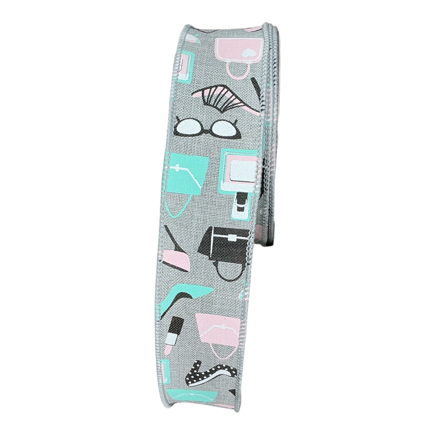 Grey Fashion Ribbon