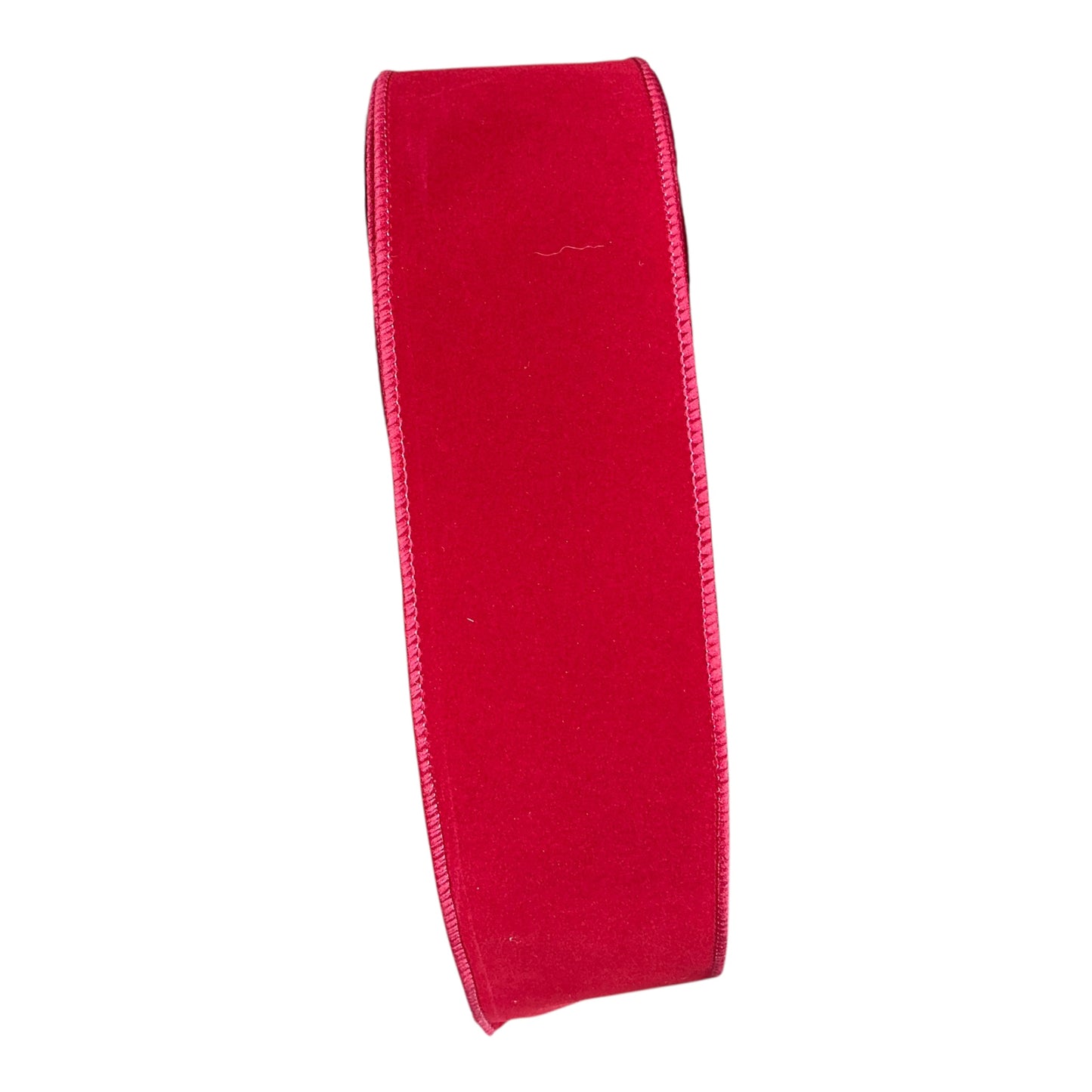 Cranberry Red Indoor Velvet Ribbon - 2.5”