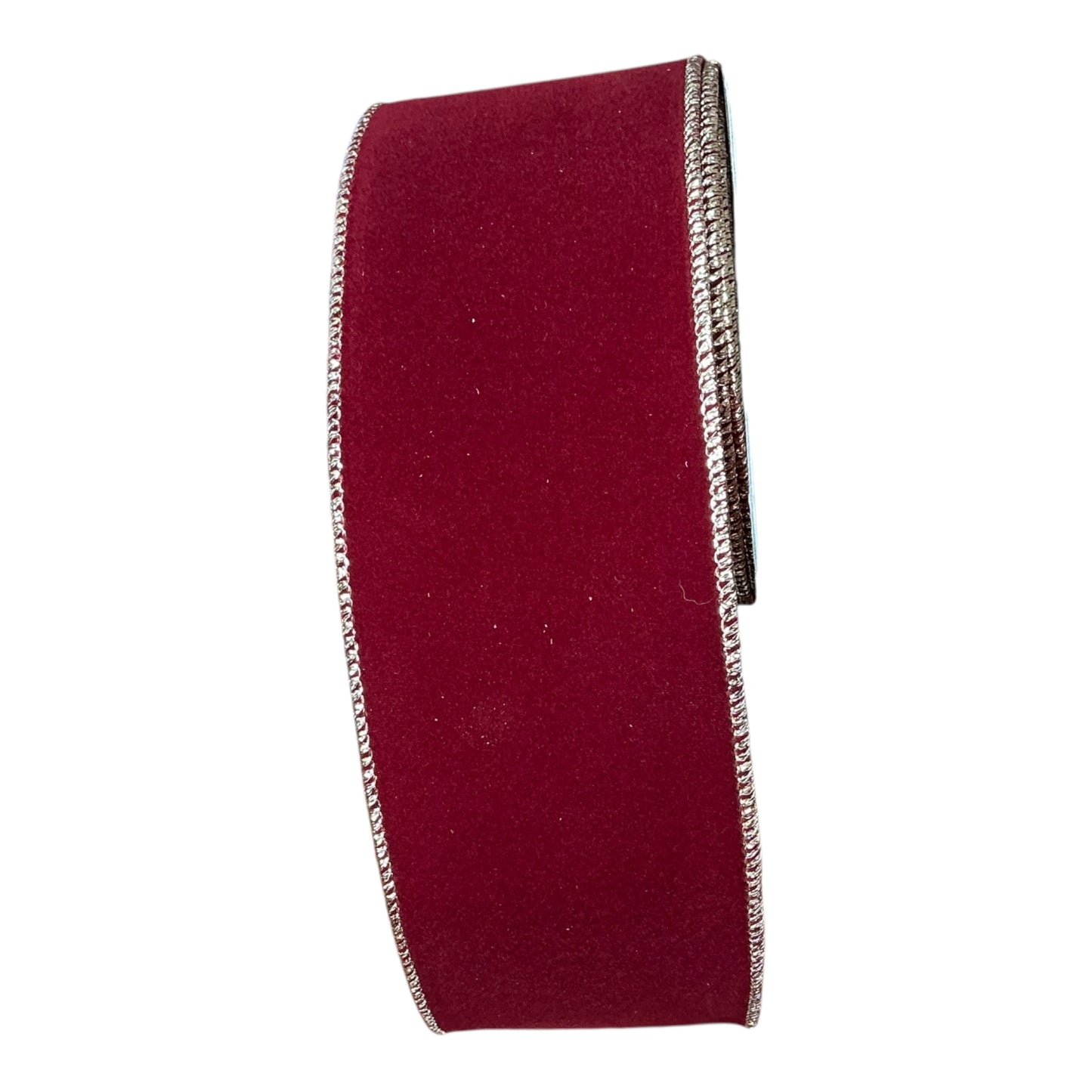 Burgundy w/Gold indoor Velvet Ribbon