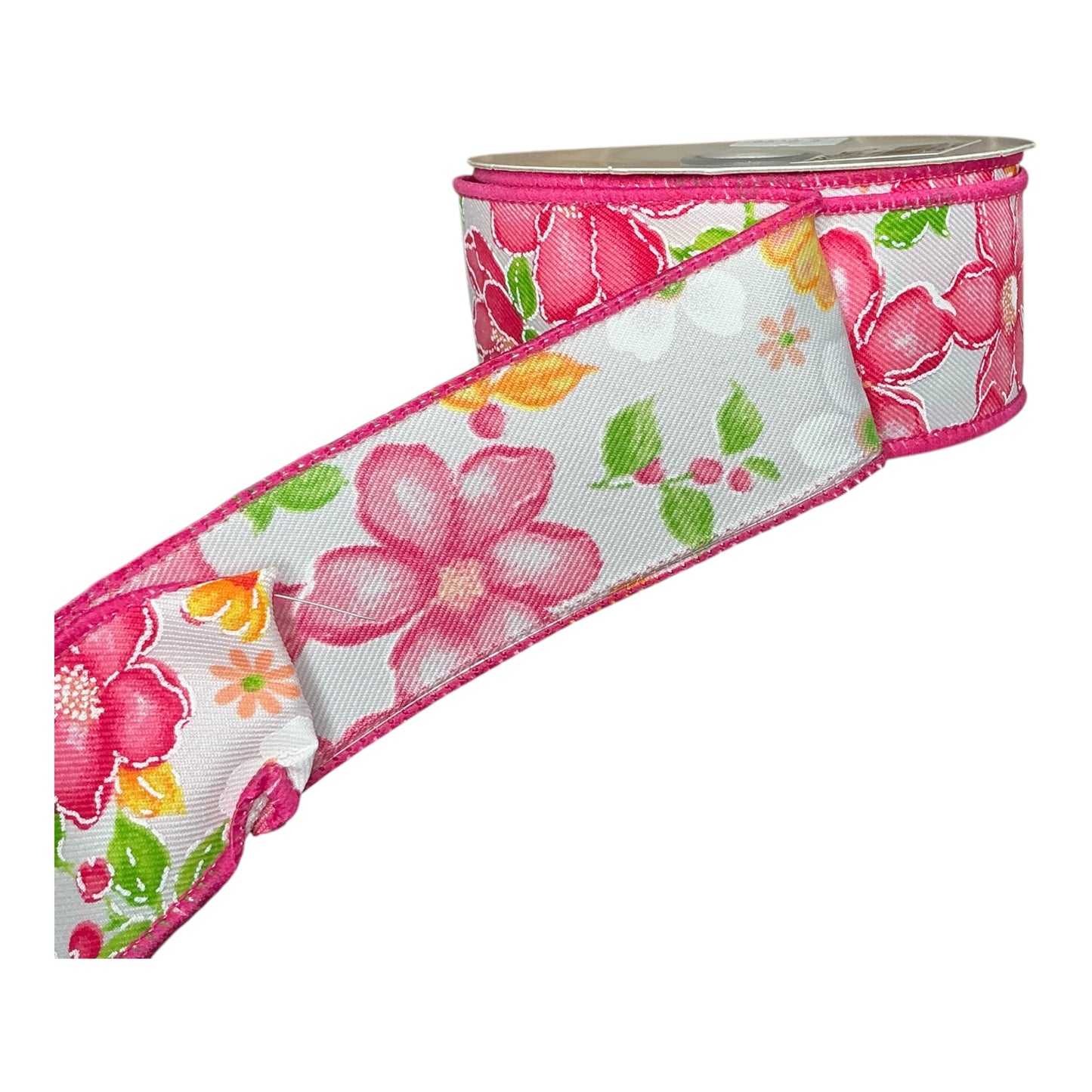 Watercolor Flowers Ribbon