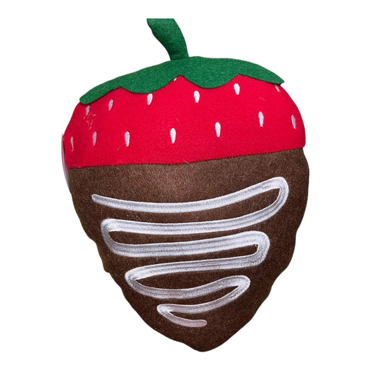 Plush Chocolate Strawberry Wreath Attachment