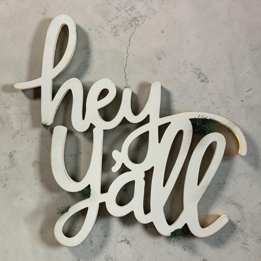 Hey Y’all Sign, Wreath Attachment