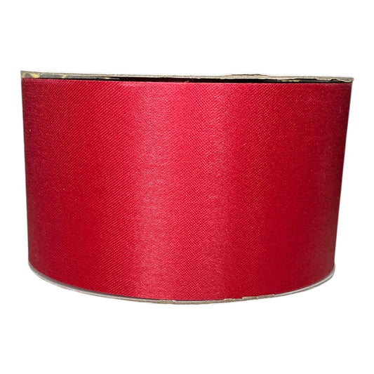 Red Satin Ribbon - Non Wired - 2.5”x50YD
