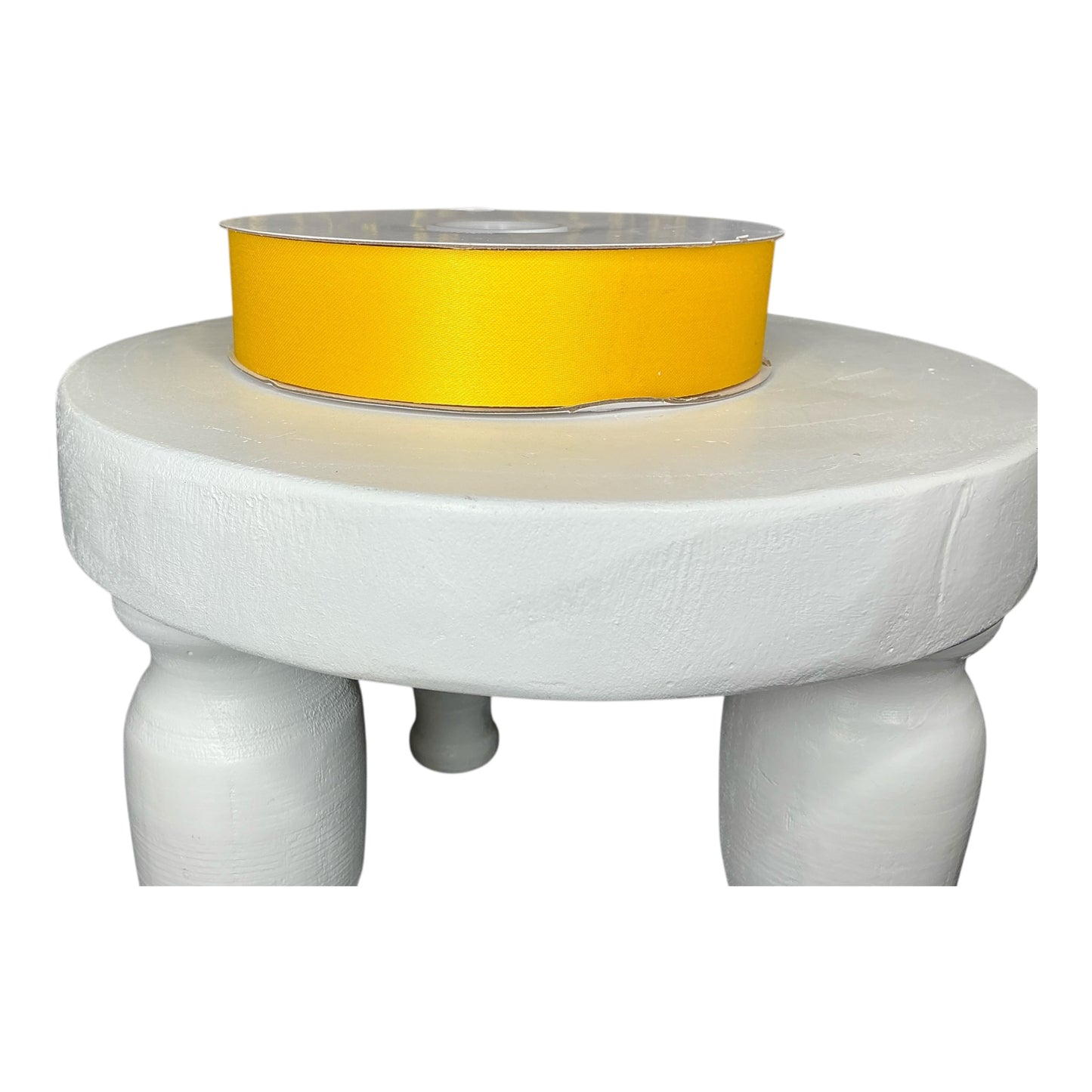 Yellow Satin Ribbon - Non Wired - 1 3/8”x100YD