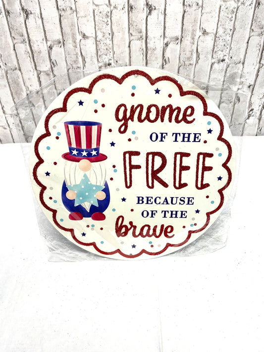 gnome of the free wreath sign, MD0833