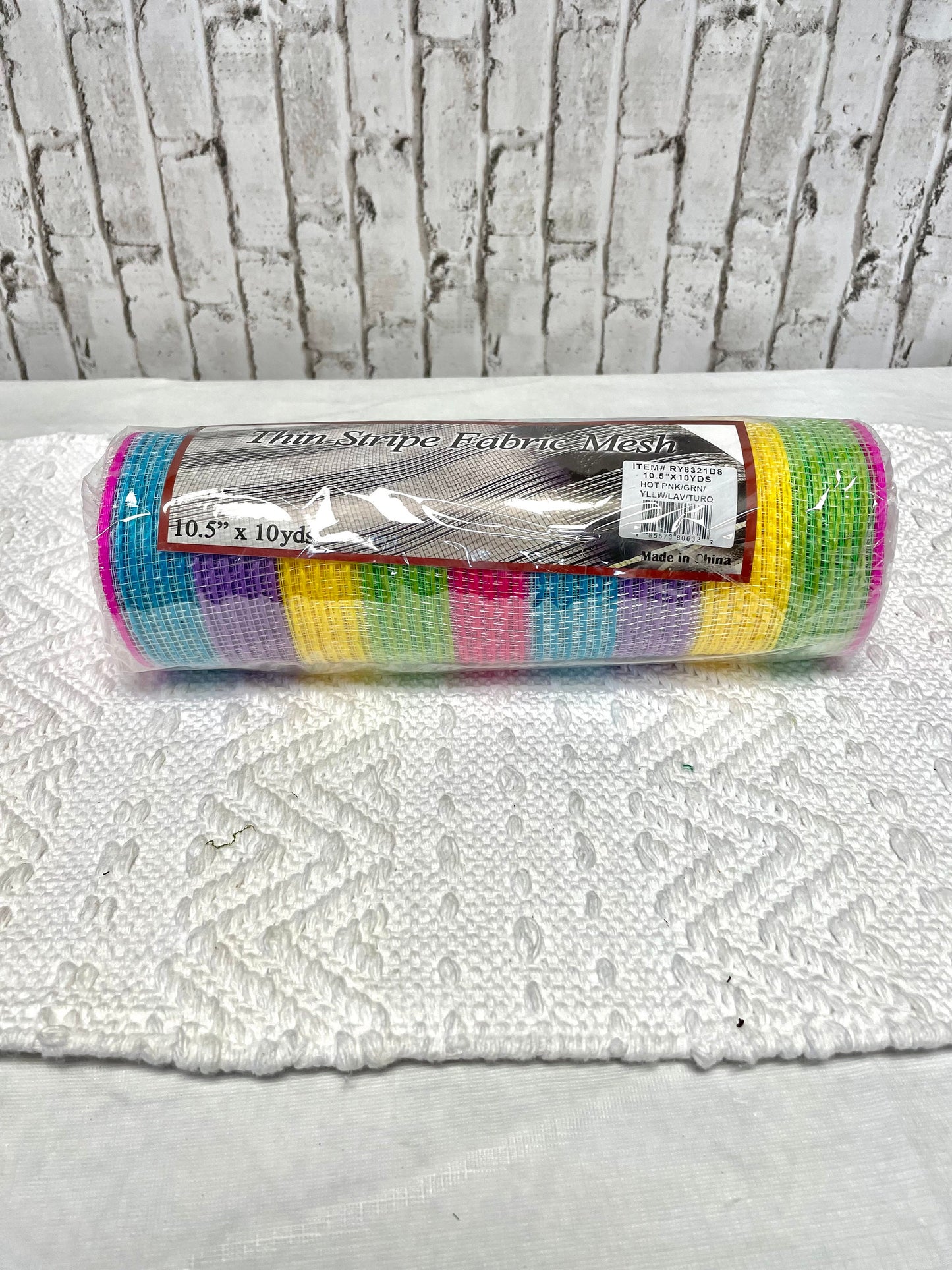 Striped mesh in spring colors, RY8321D8