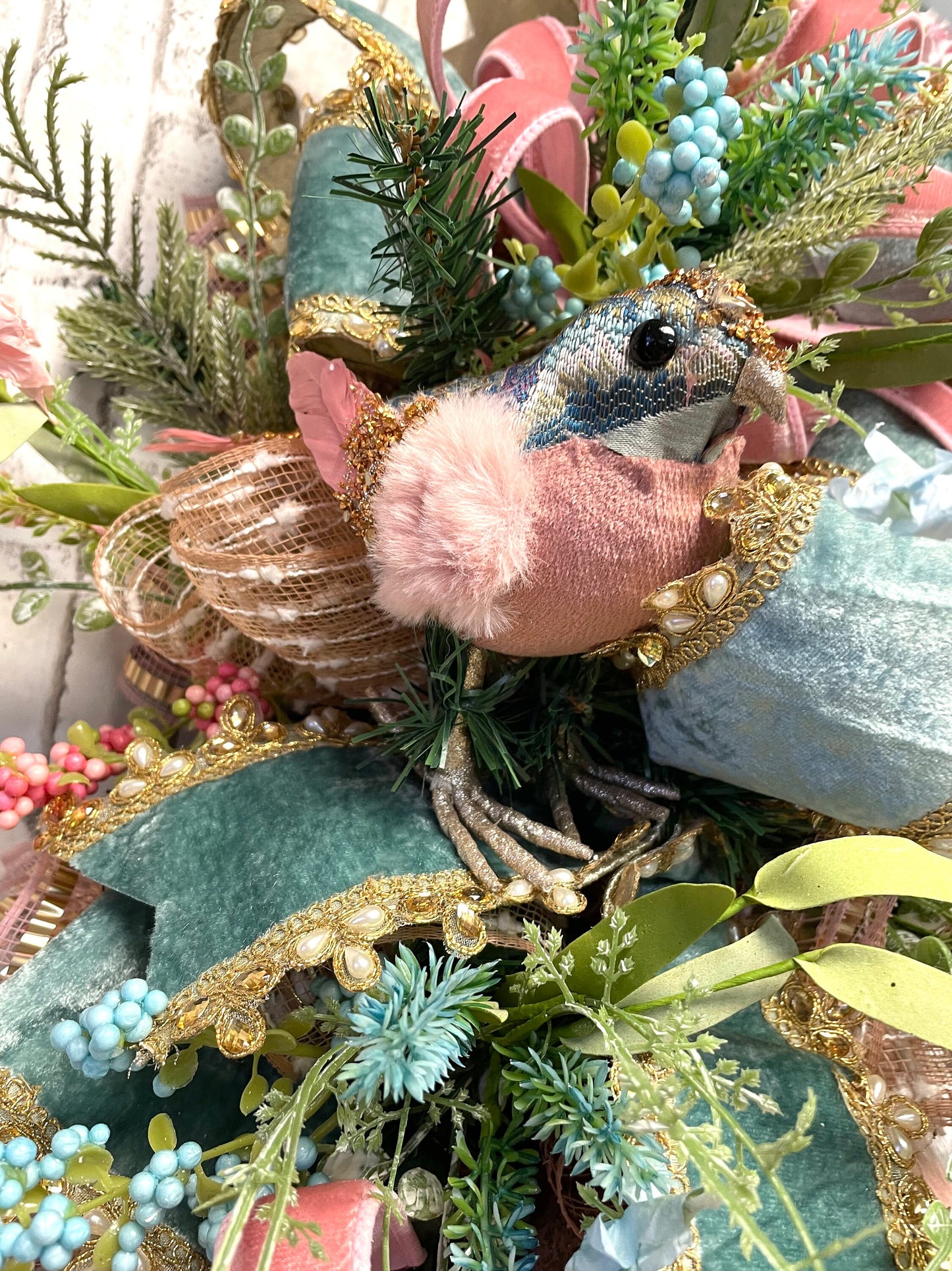 Elegant fall swag, elegant door swag, unique swag, fall swag, pink fall swag, elegant wall swag, elegant fall decor,shipping included