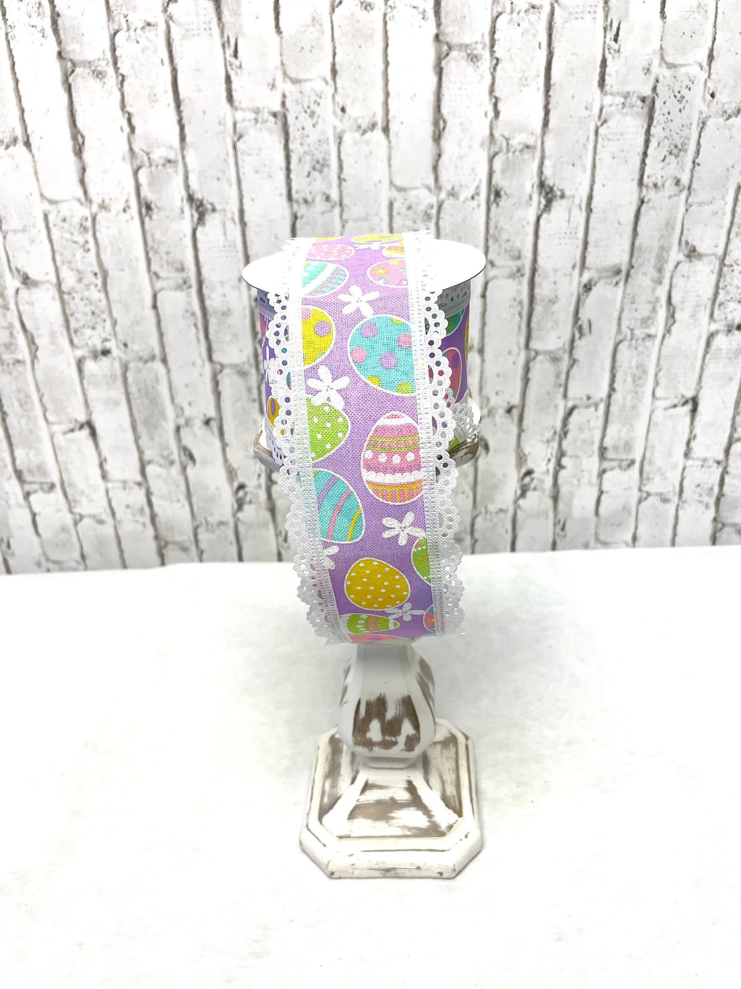 Easter egg ribbon, RGA858373, Lavendar Easter ribbon