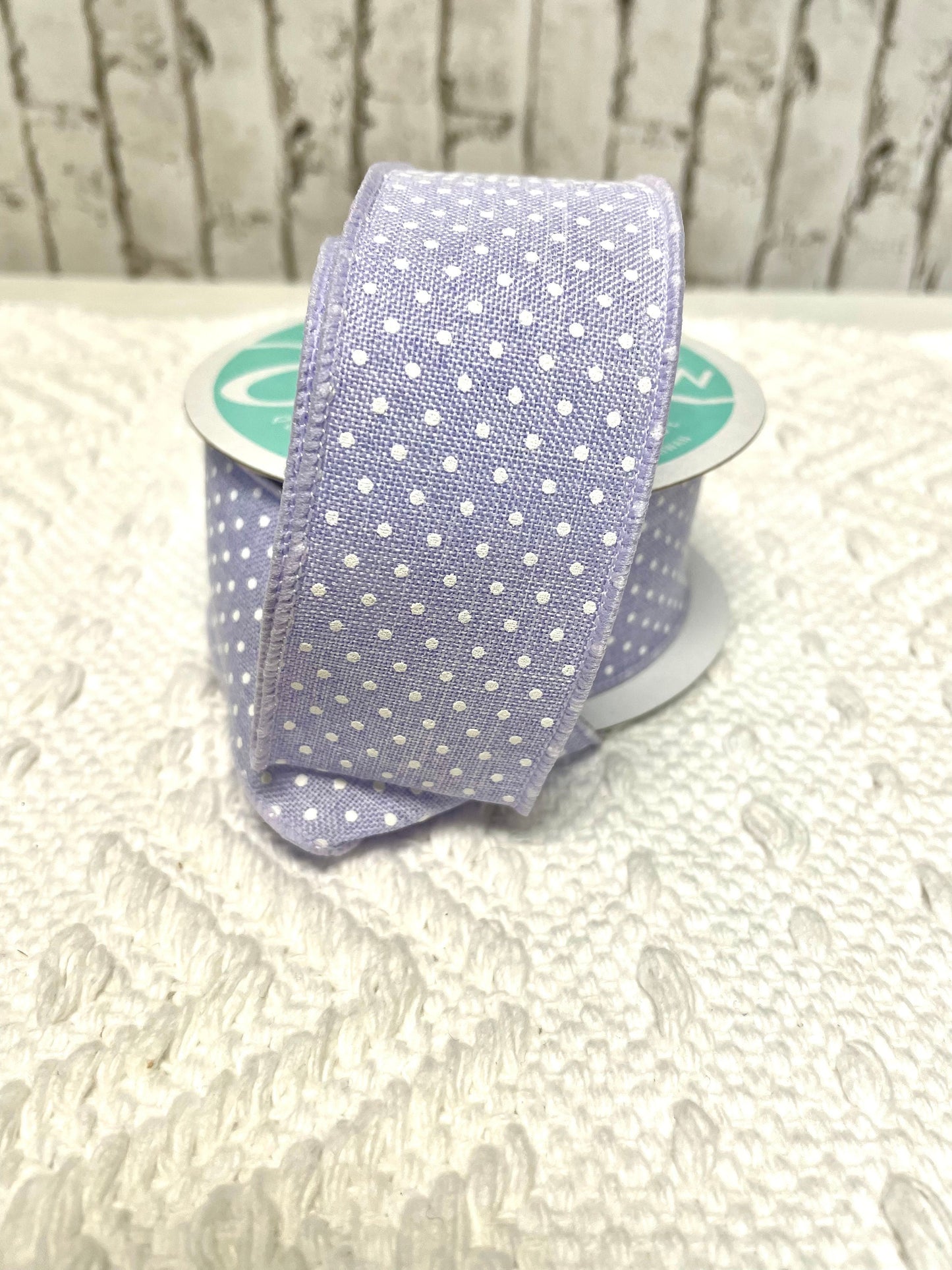 Lavender Swiss dot ribbon, RGO1651NR
