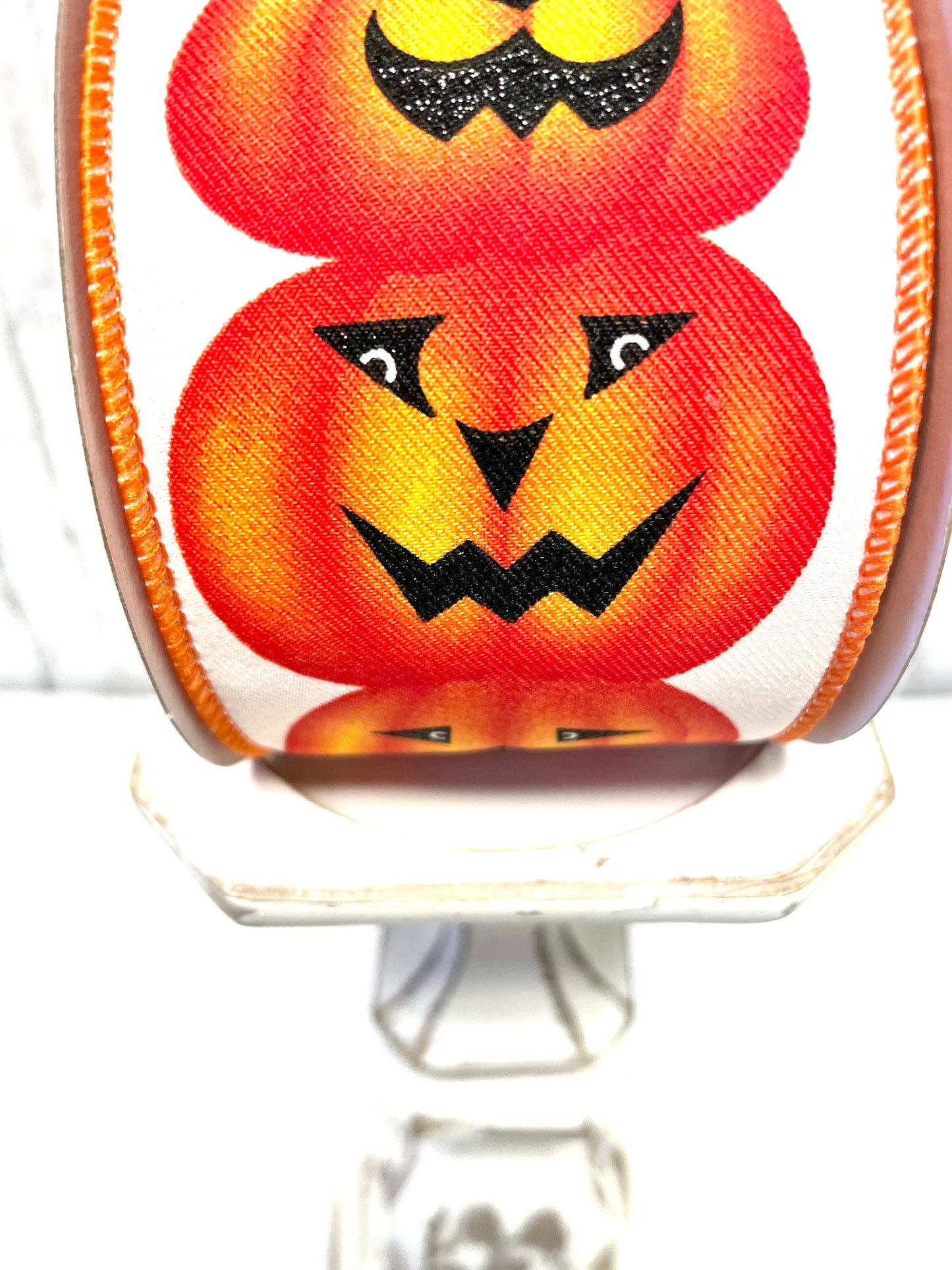 Halloween ribbon, Jack-O-Latern with glitter ribbon, RGC146230