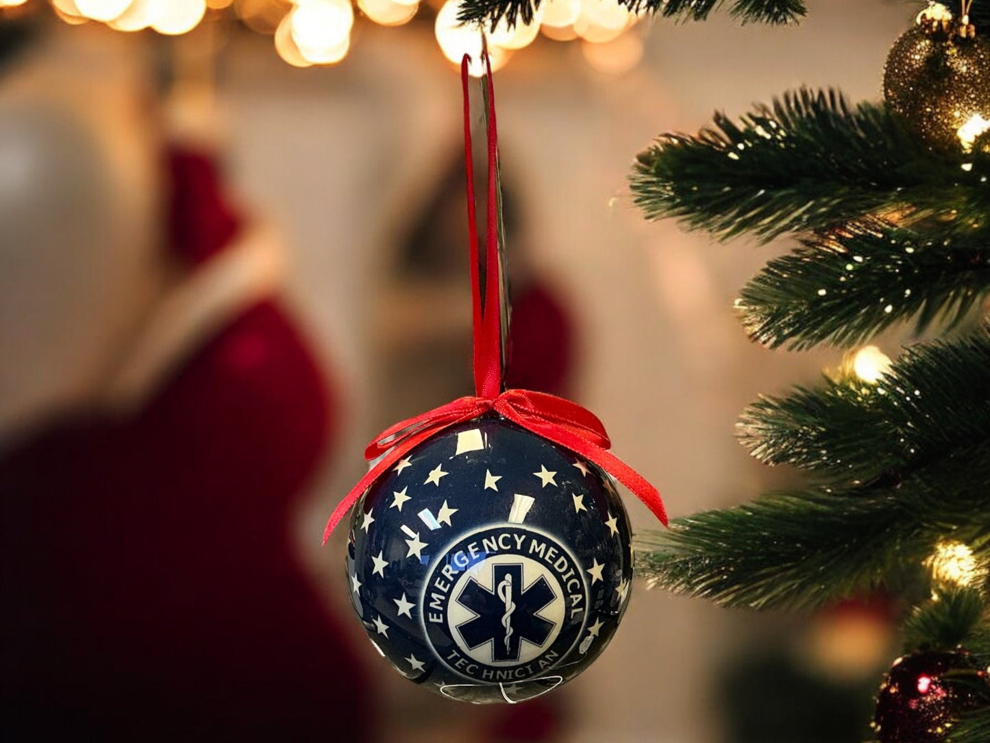 EMT Christmas ornament, Wreath Embellishments