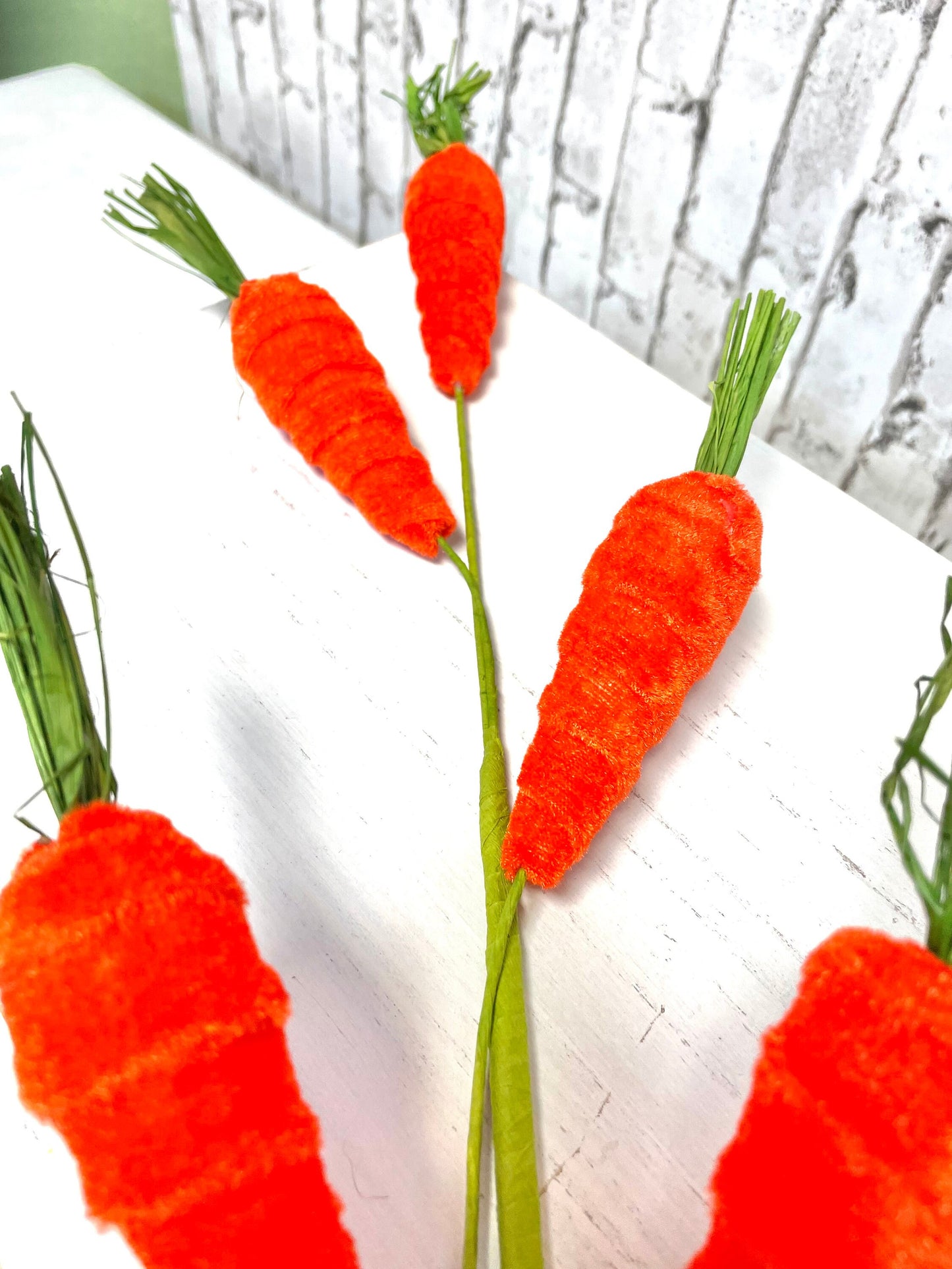 Orange carrot spray, 63437OR, Easter carrot spray, summer carrot spray, everyday carrot spray