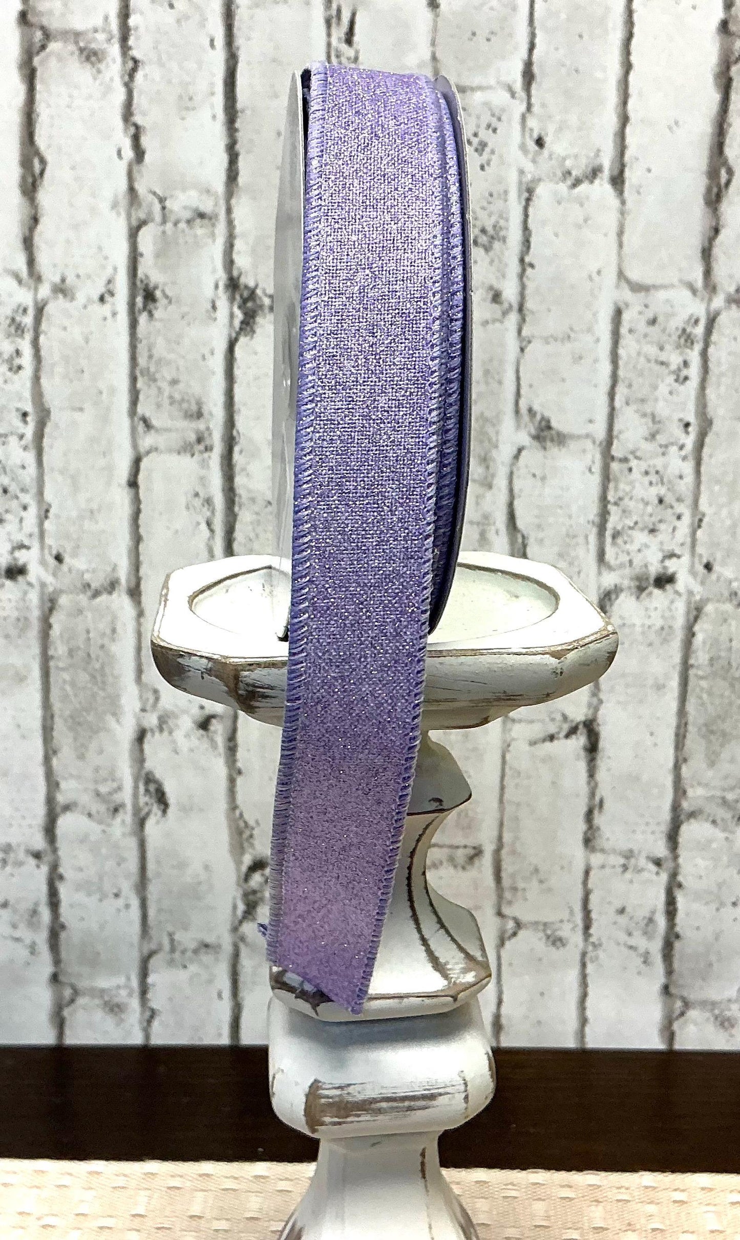 Lavender Shimmer Ribbon, 7/8” x 10YD, Wired, RGE738013