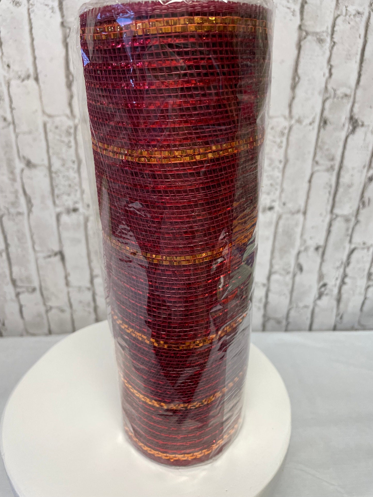 burgundy with copper stripes mesh, RY8508CM