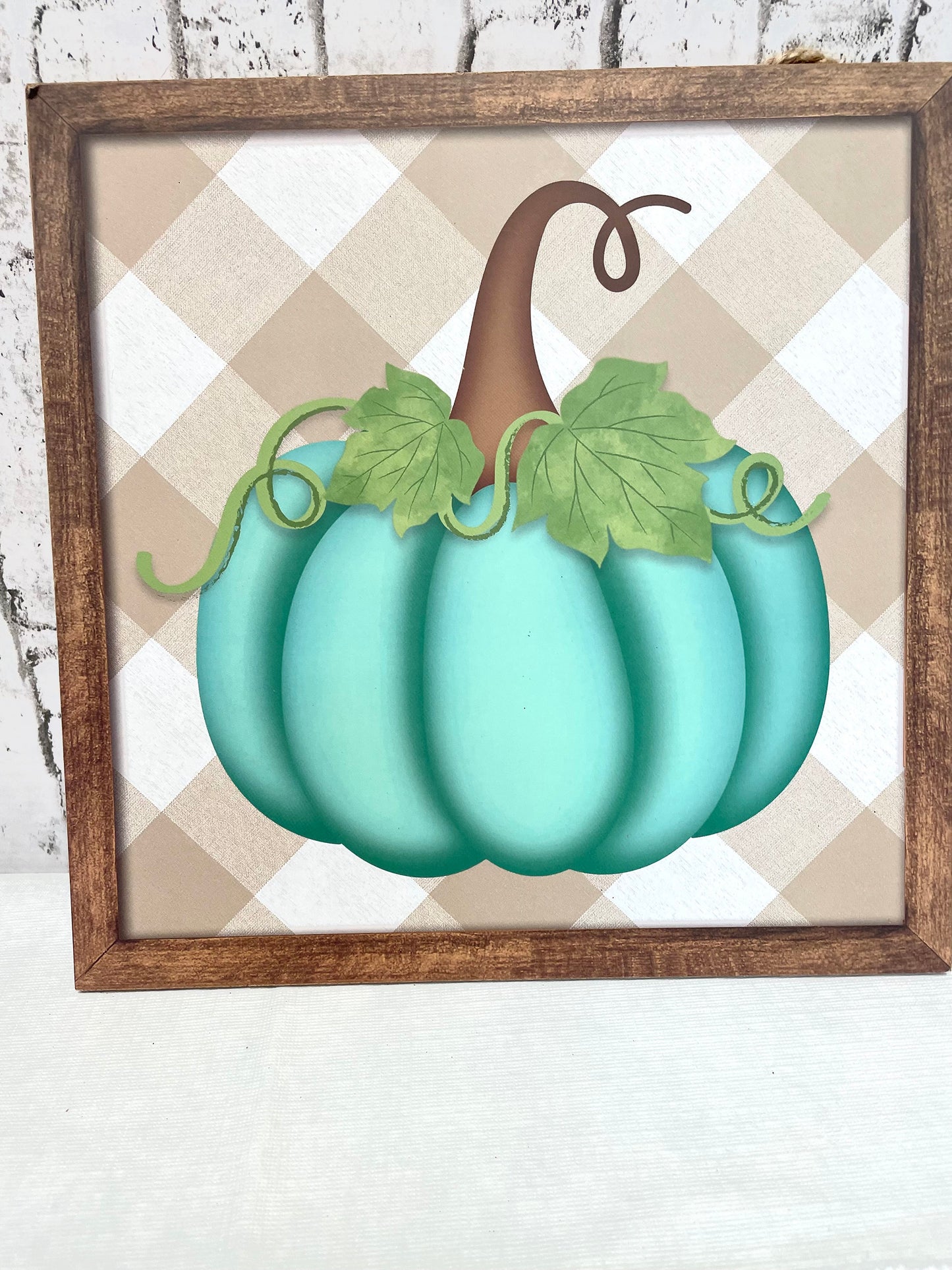 Fall sign, AP714793, teal pumpkin sign