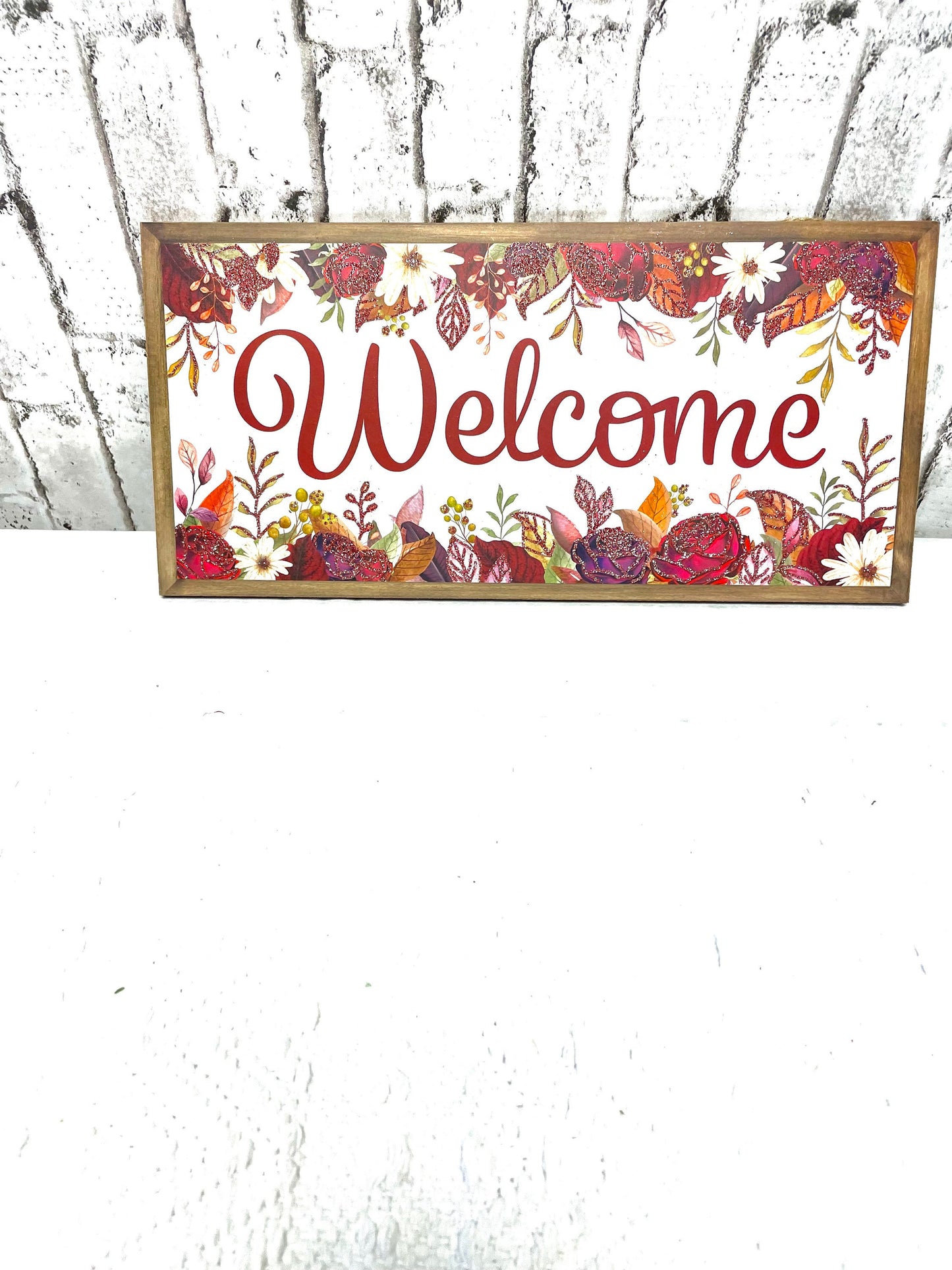 Fall sign, fall Welcome sign, welcome burgundy and pinks fall sign, welcome sign, AP7862