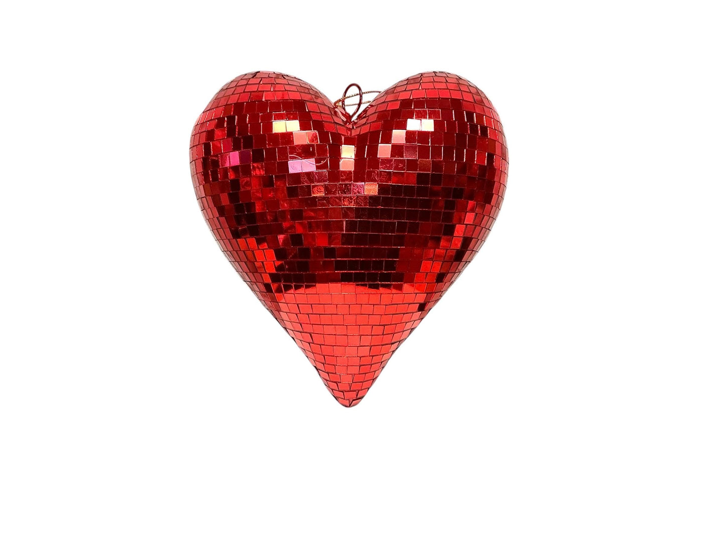 Red Heart mirror ball, 10”, CX093-02, Farrisilk