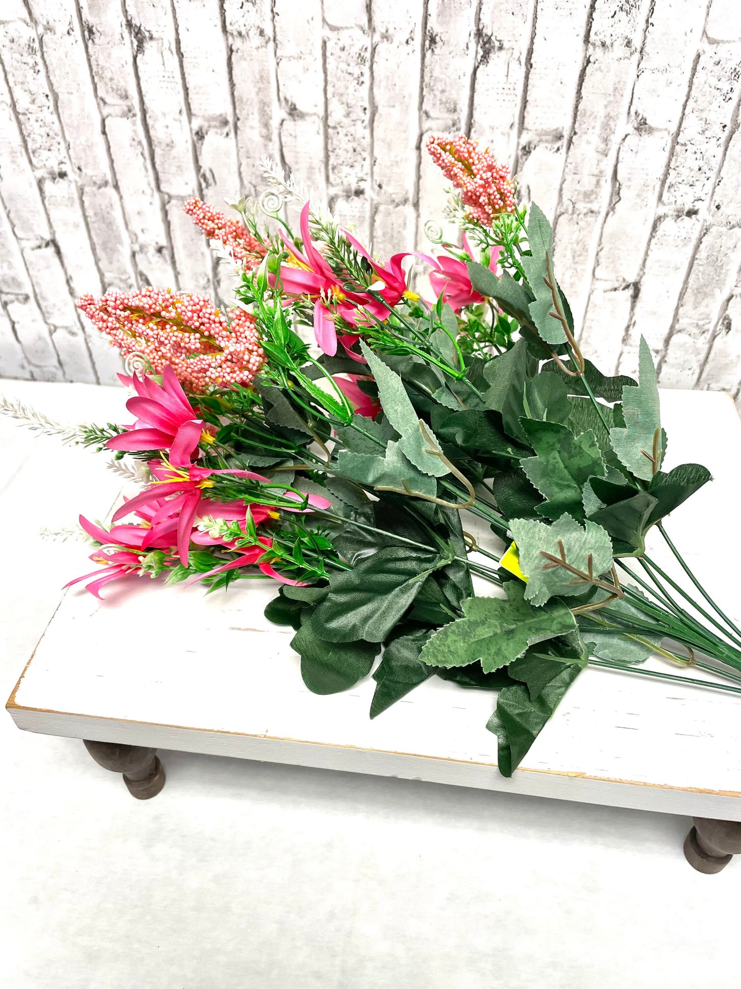 Pink foxtail bush, 62409PK, foxtail bush, spring silk flower bush, pink silk flower bush, fliller silk flower bush, filler bush