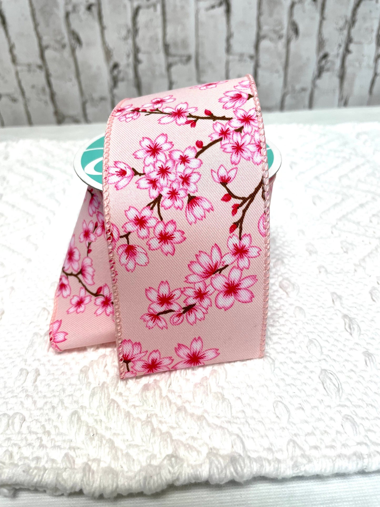 Pink cherry blossoms ribbon, RGE107421