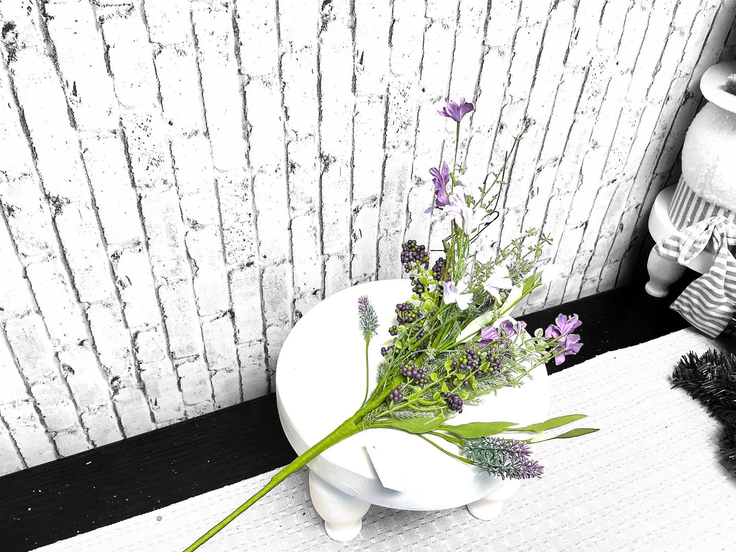 Purple Flower and Berry Spray, FH807123