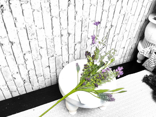 Purple Flower and Berry Spray, FH807123