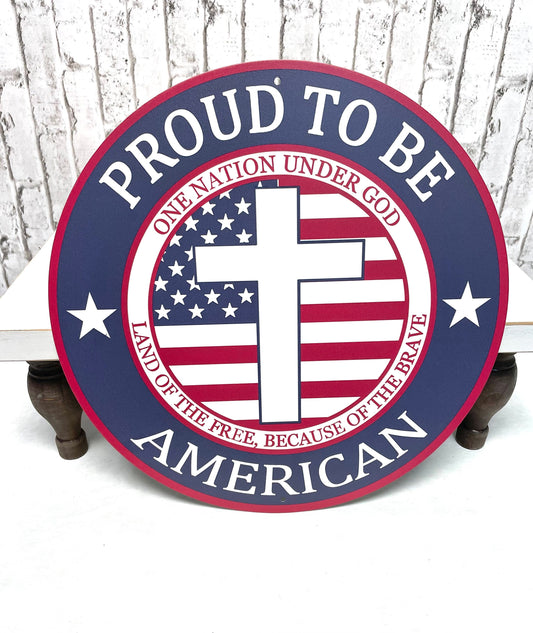 Patriotic sign, American sign, Christian patriotic sign