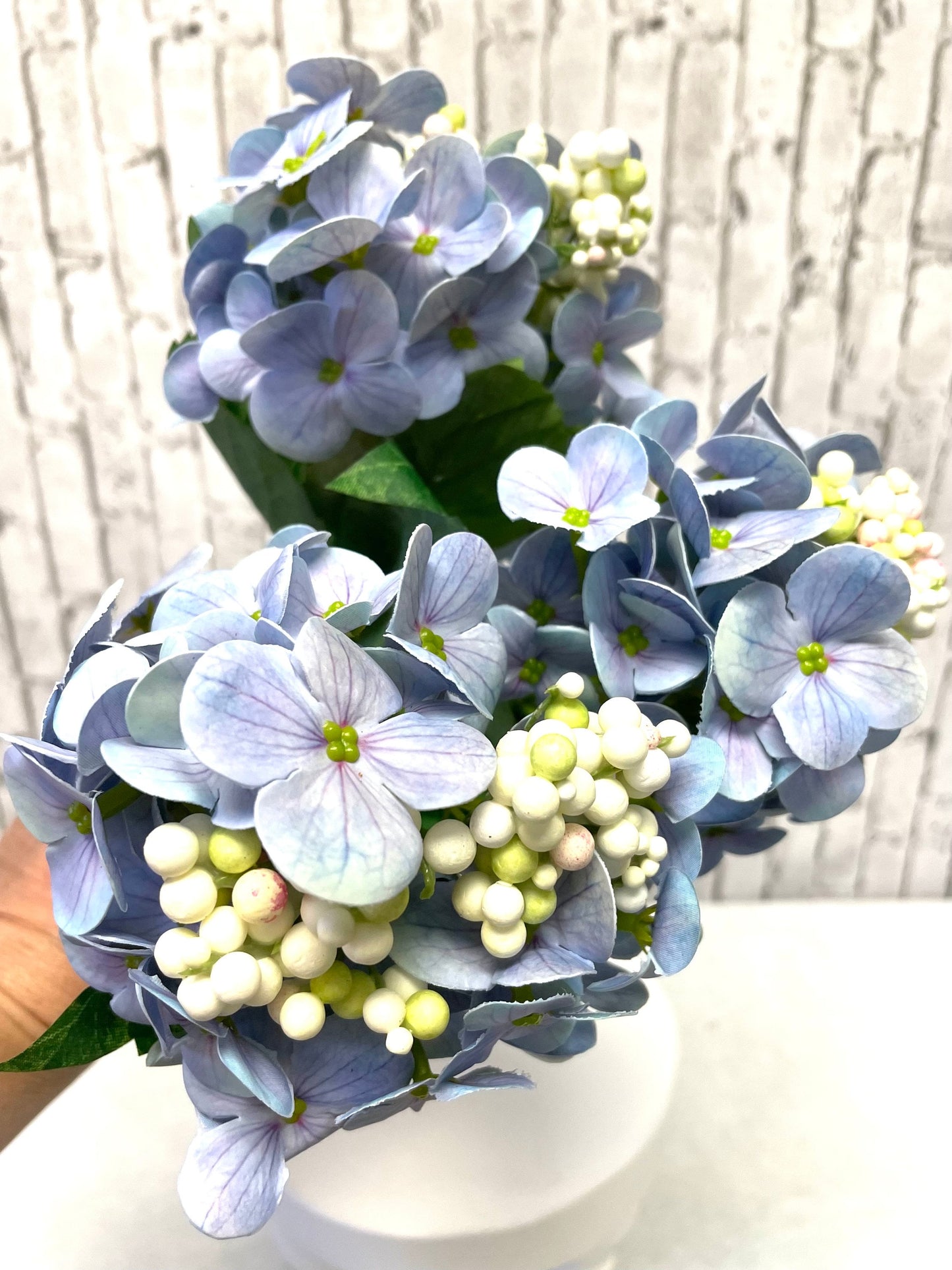blue hydrangea berry bundle, MTF23873