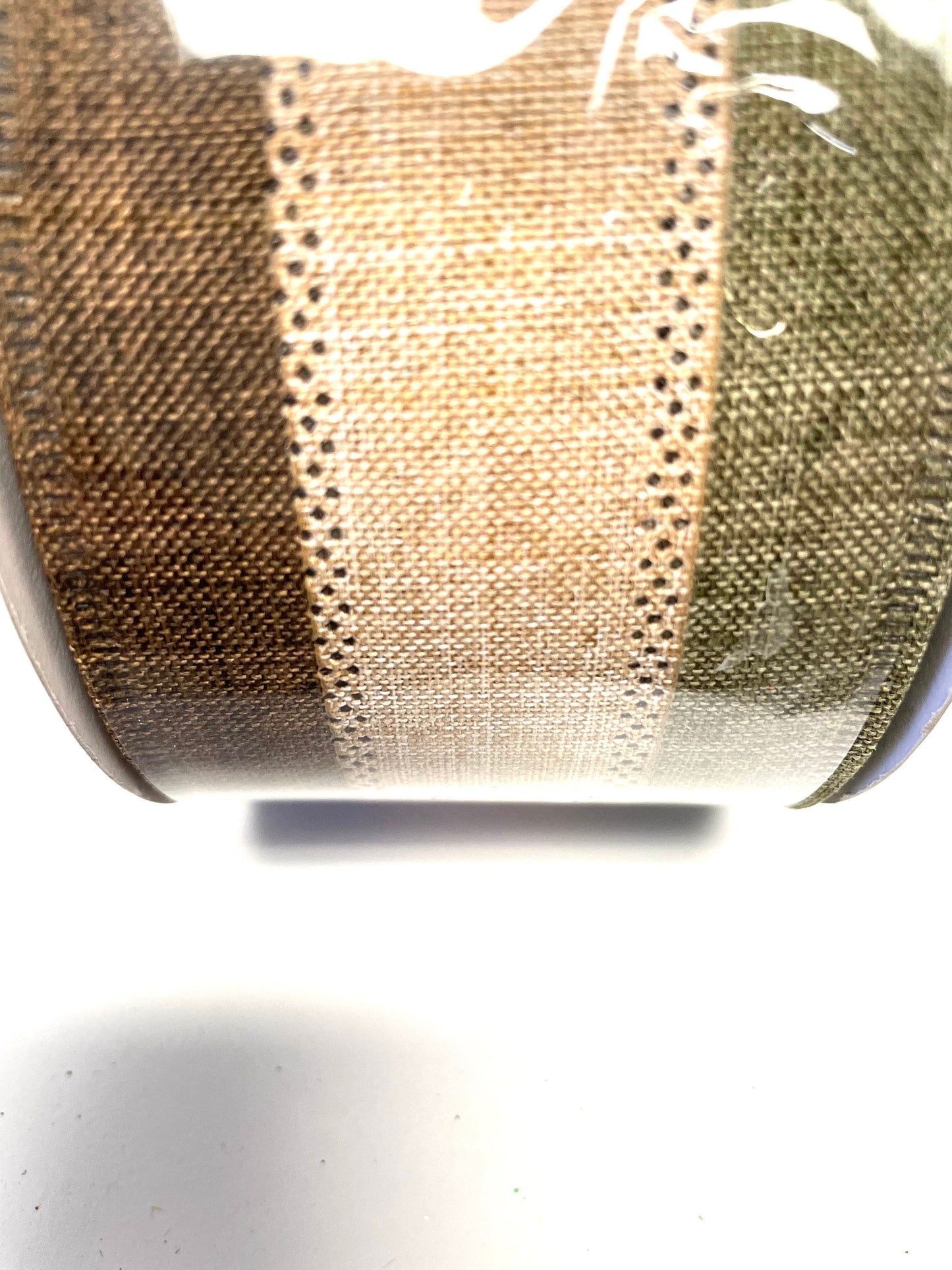 fall ribbon, triple striped fall ribbon, RG1604WM, burlap fall ribbon