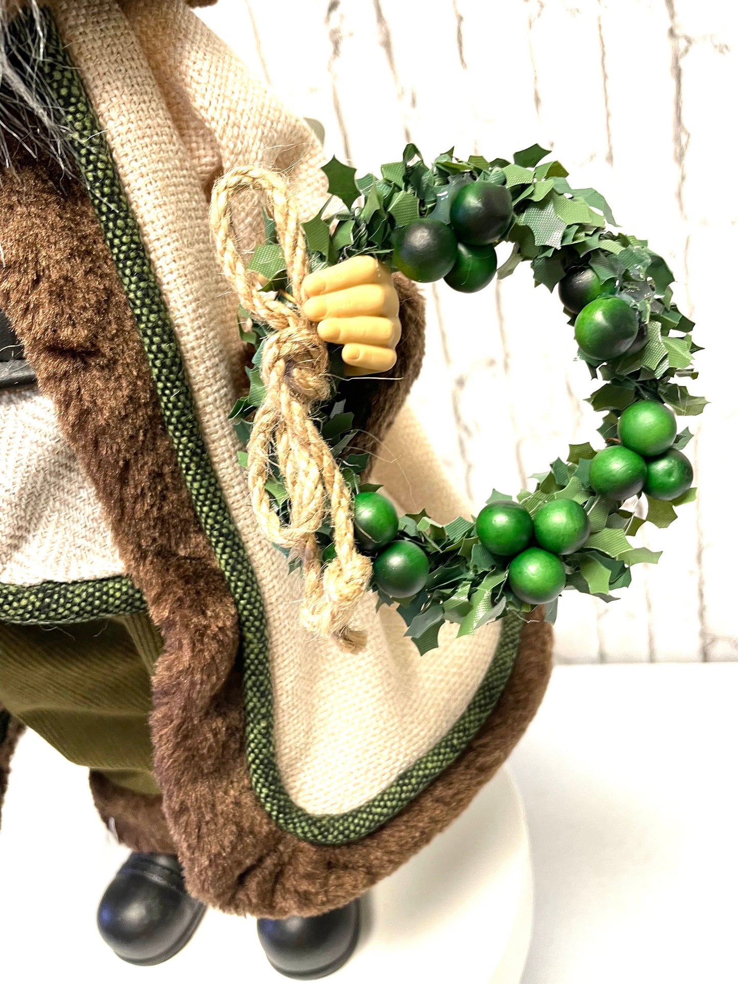 woolands Santa, 18 inch Woodland Santa, Christmas home decor, 4415563, Christmas Santa decor, Santa attachment, Santa embellishment