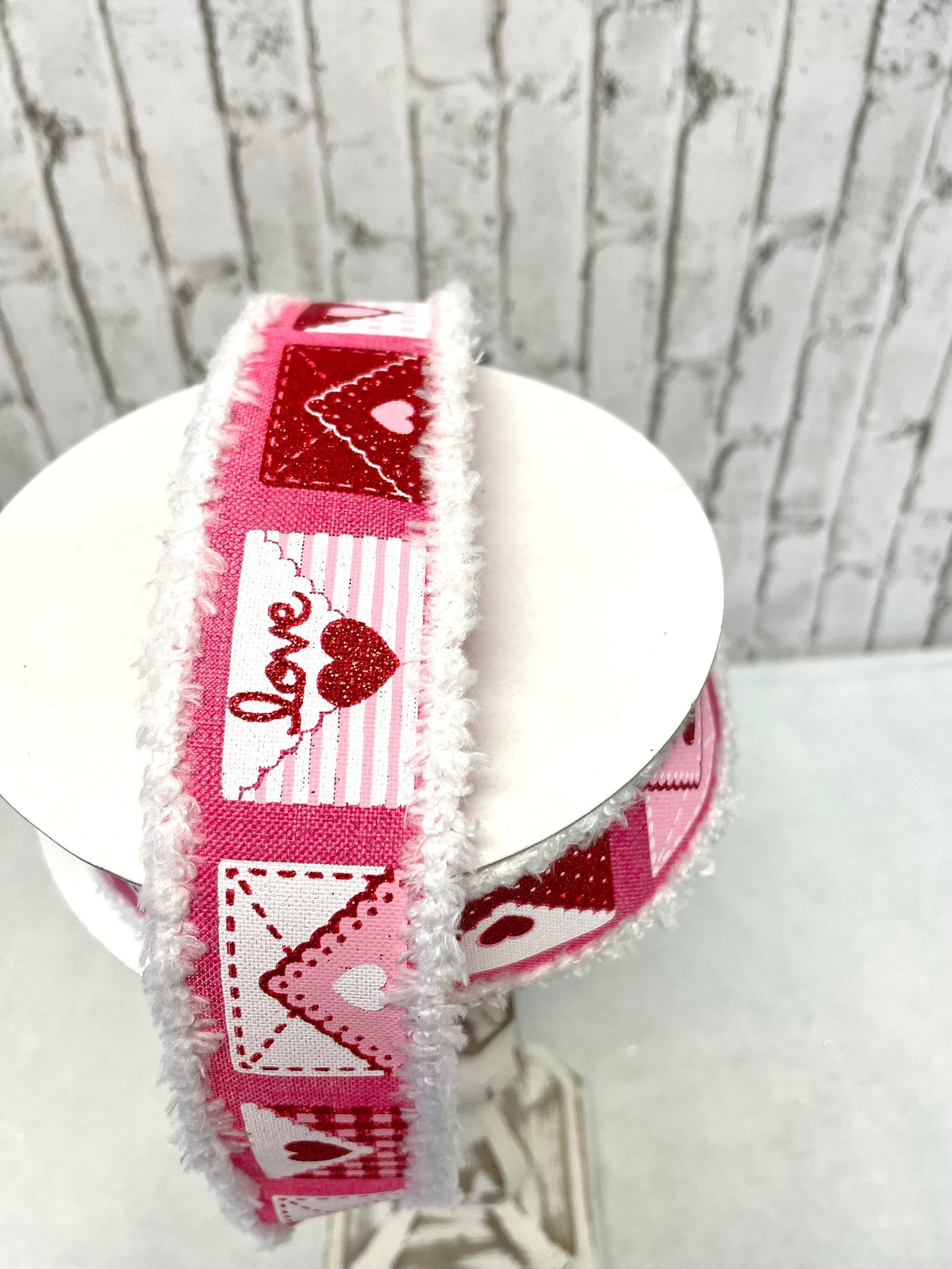 Valentines Day love letter ribbon with drift edge, RGO813311