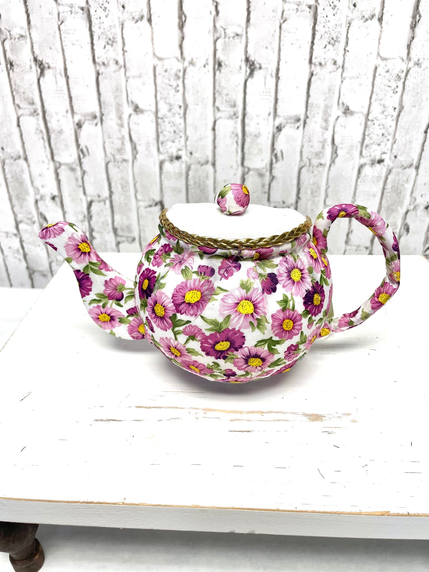 Tea pot wreath attachment, 63202PU