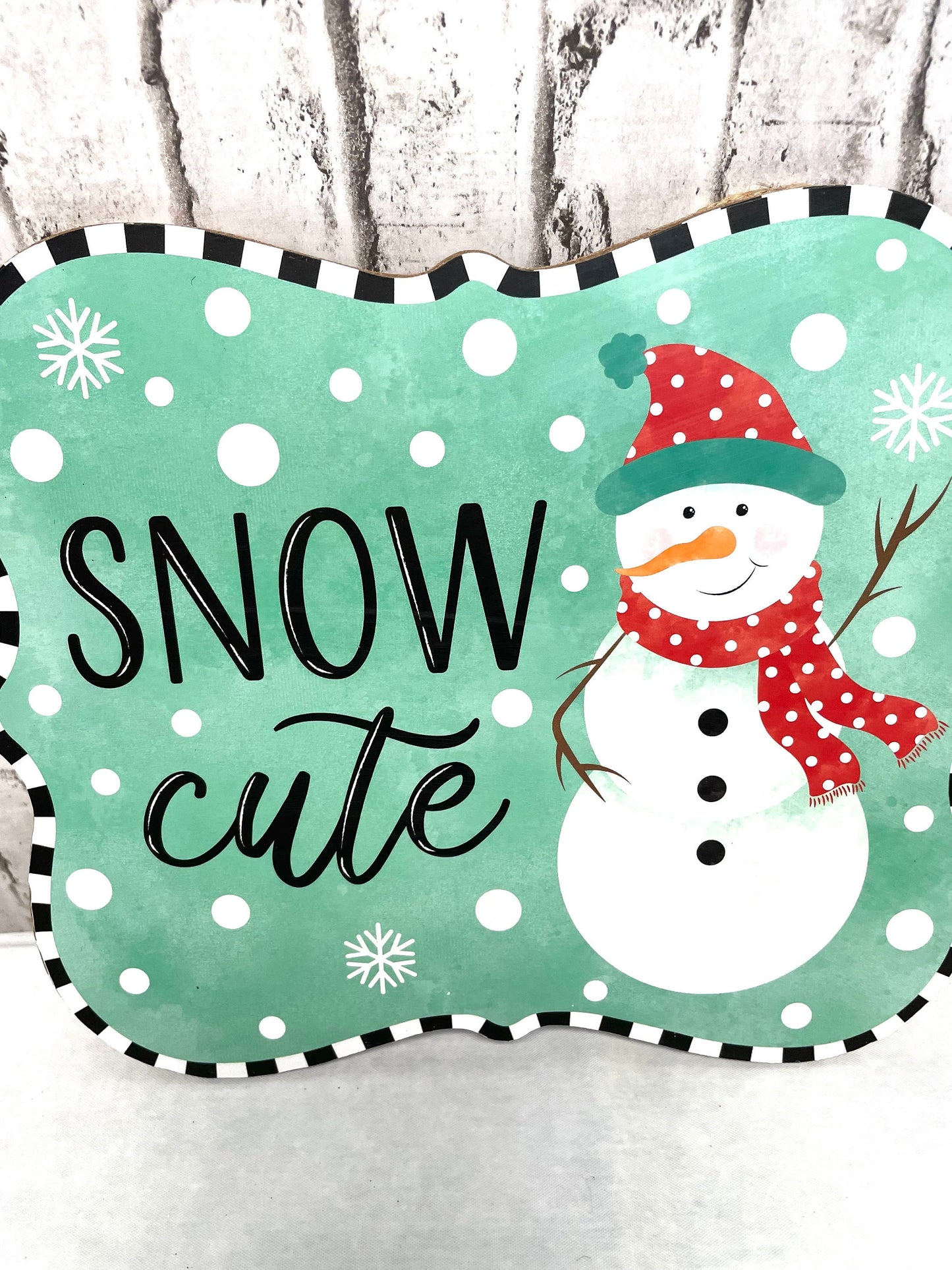 snowman wreath sign, AP714684