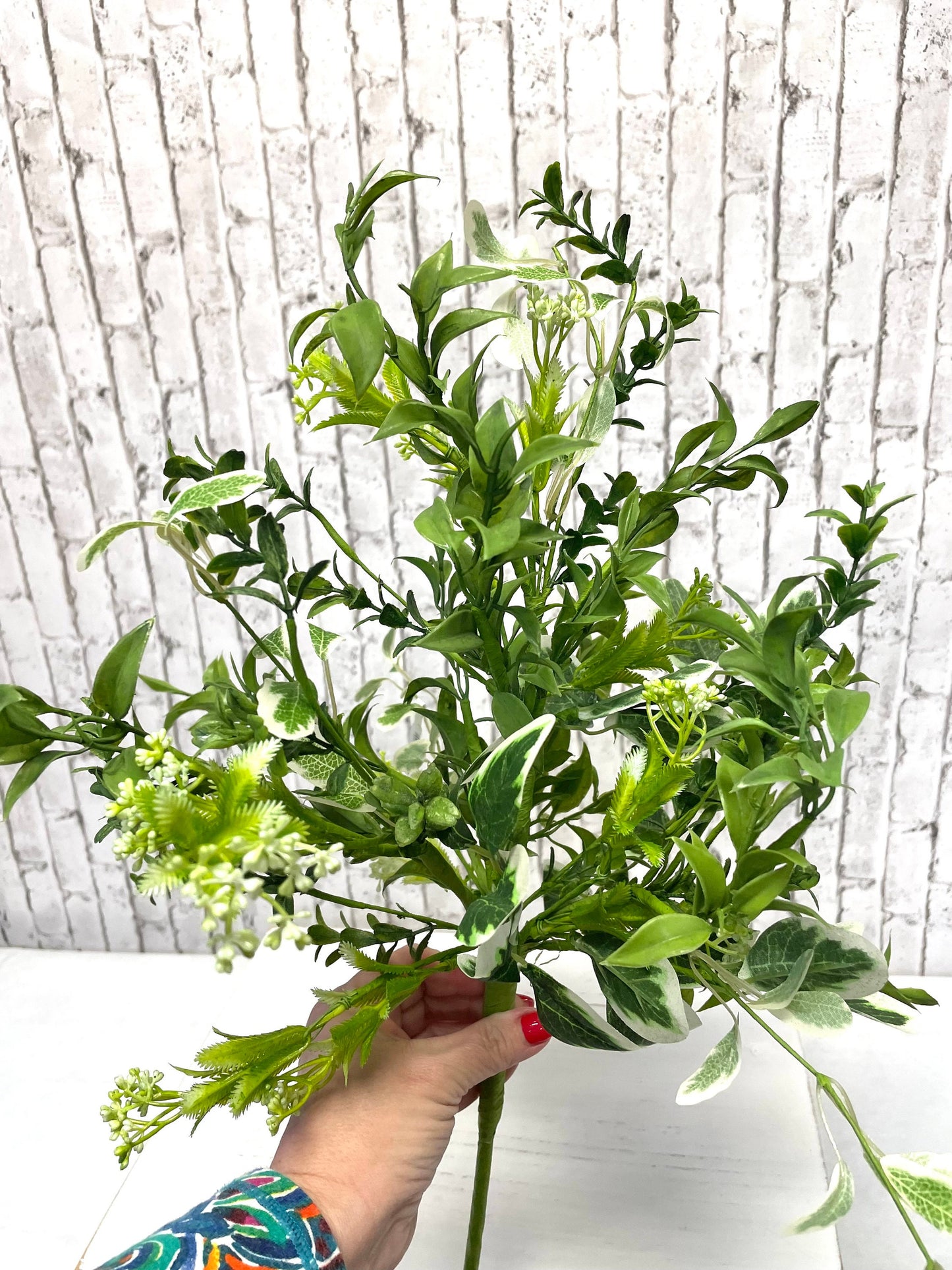 Mixed greenery bush, MTF23928, spring foliage bush, greenery bush, greenery
