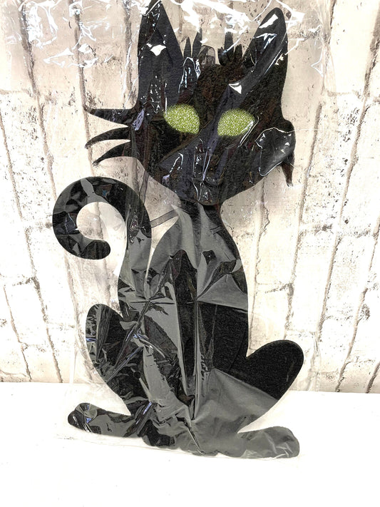 Halloween black cat attachment, Halloween sign, HH7394