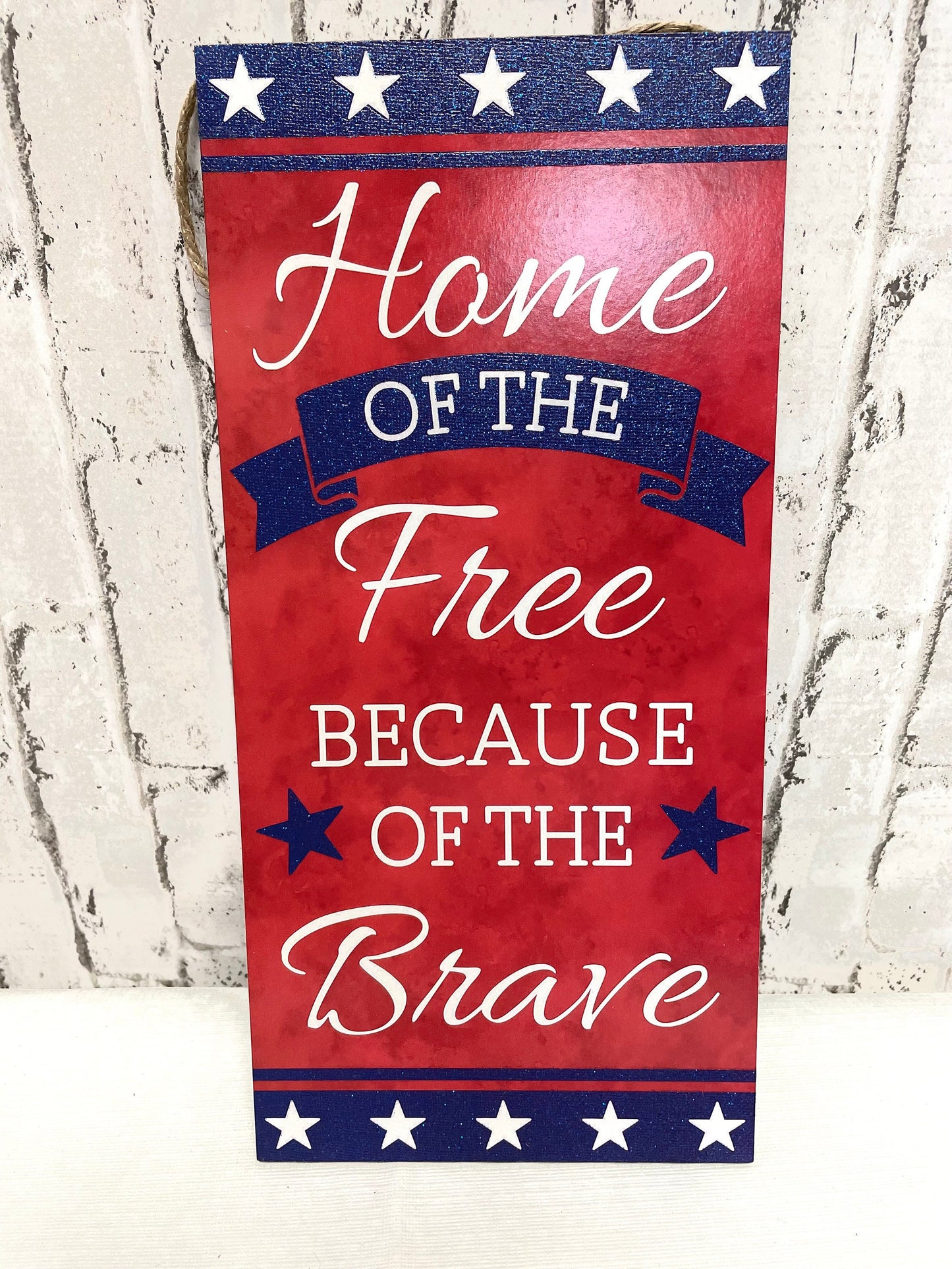 home of the brave sign, AP8877