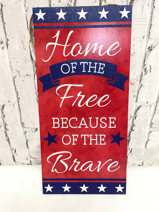 home of the brave sign, AP8877