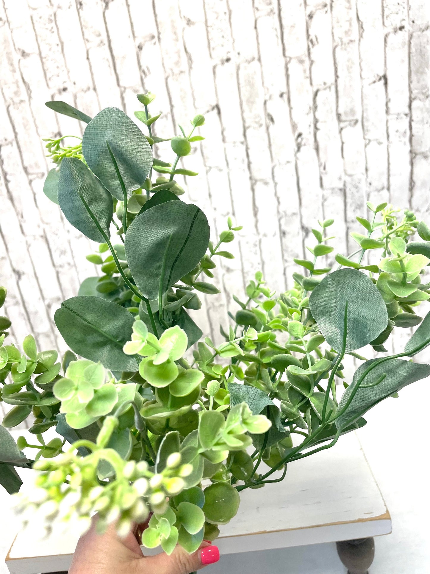 Eucalyptus bush, eucalyptus silver dollar bush, 13533BU20, greenery bush, spring greenery, summer greenery, everyday greenery