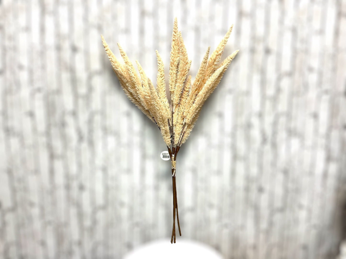 Pink Flocked Foxtail Grass Bundle x3, 24”, MTF23862