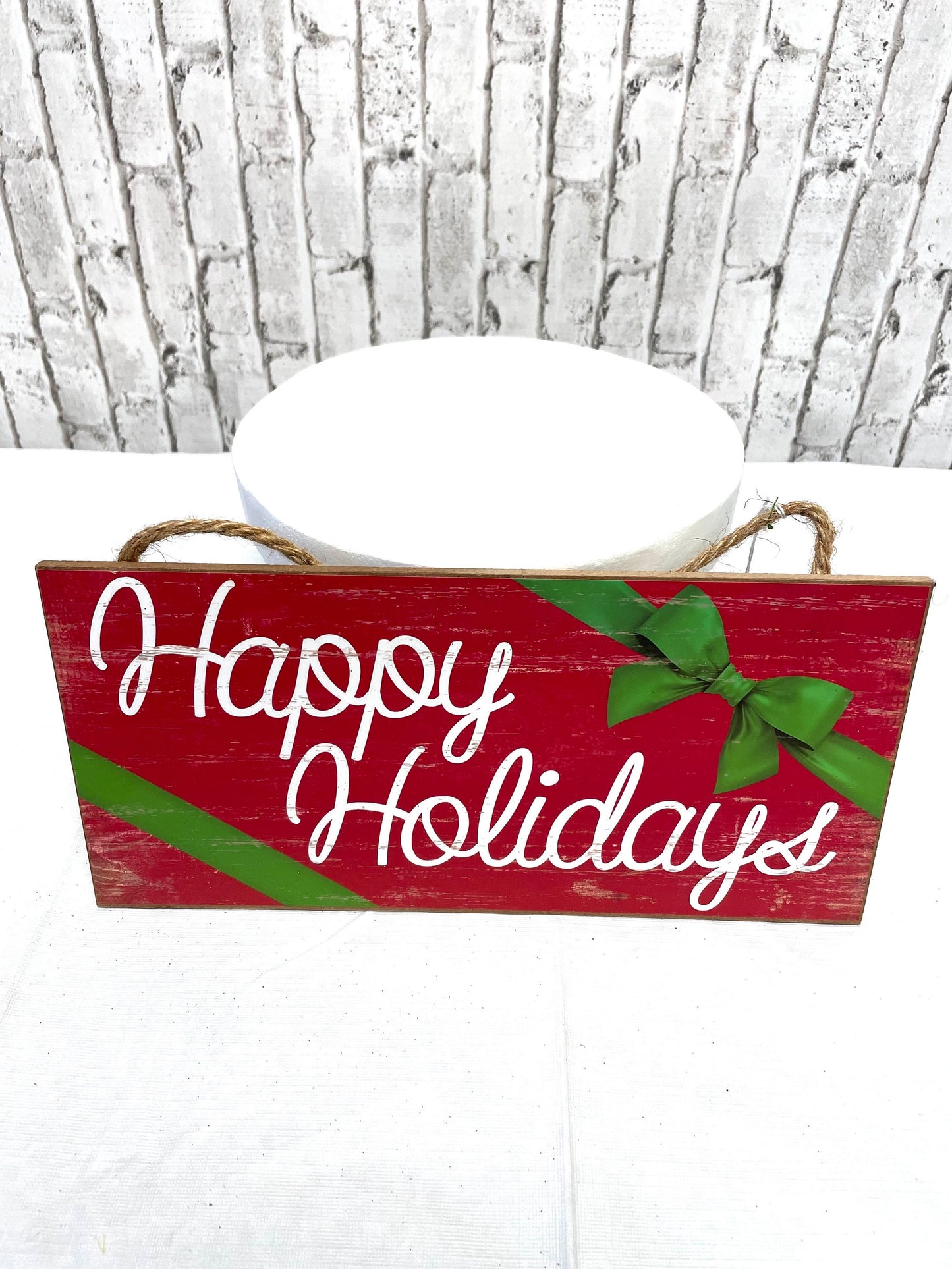 happy holidays Christmas sign, AP8290, happy holidays sign