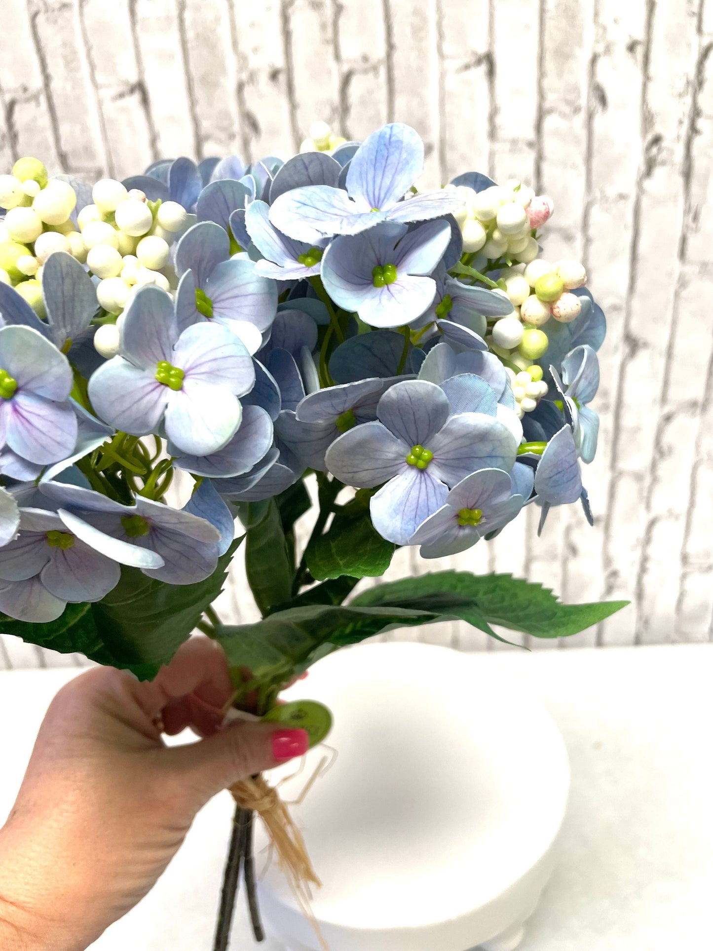 blue hydrangea berry bundle, MTF23873