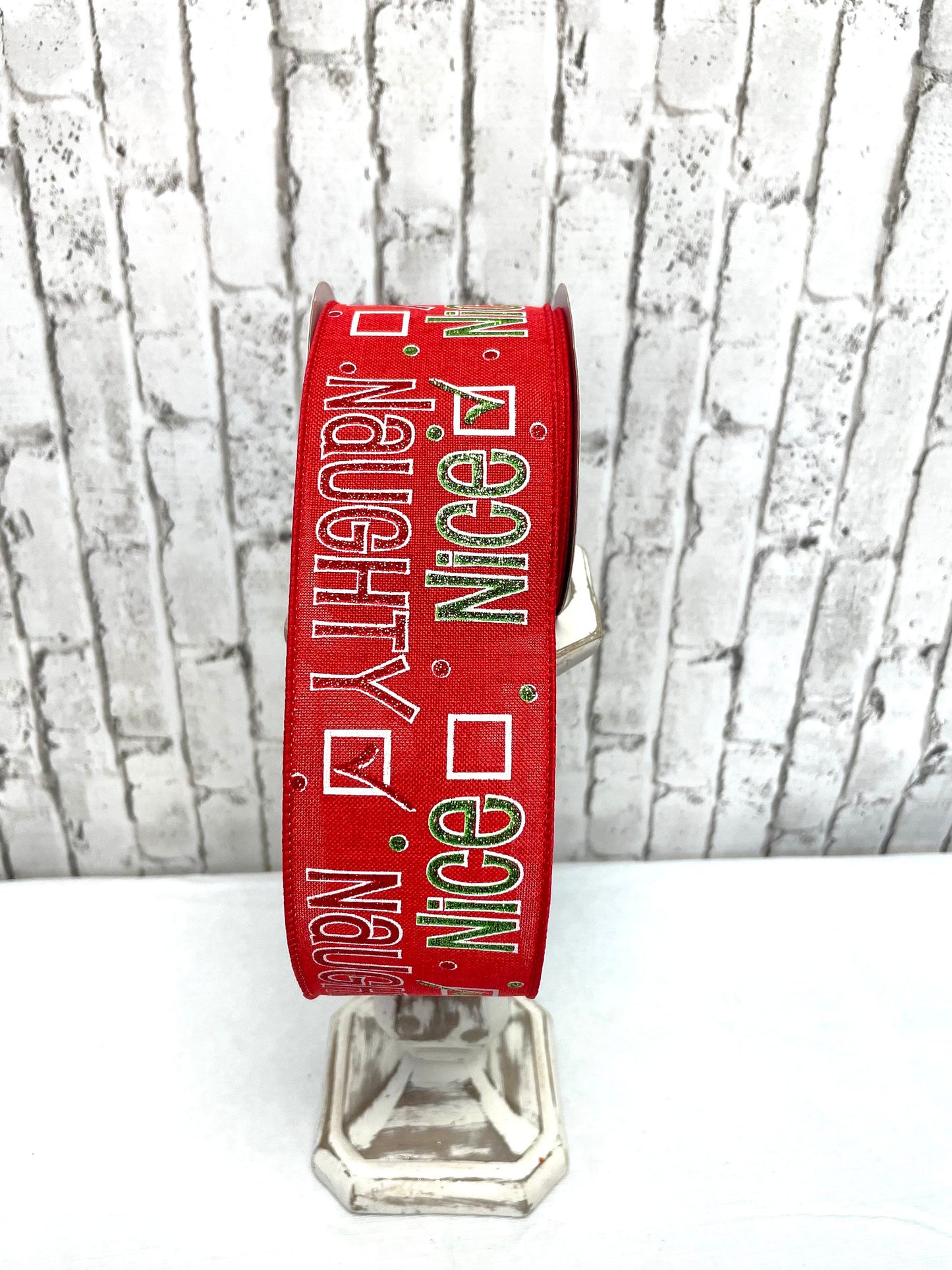 naughty or nice ribbon, RGA134524