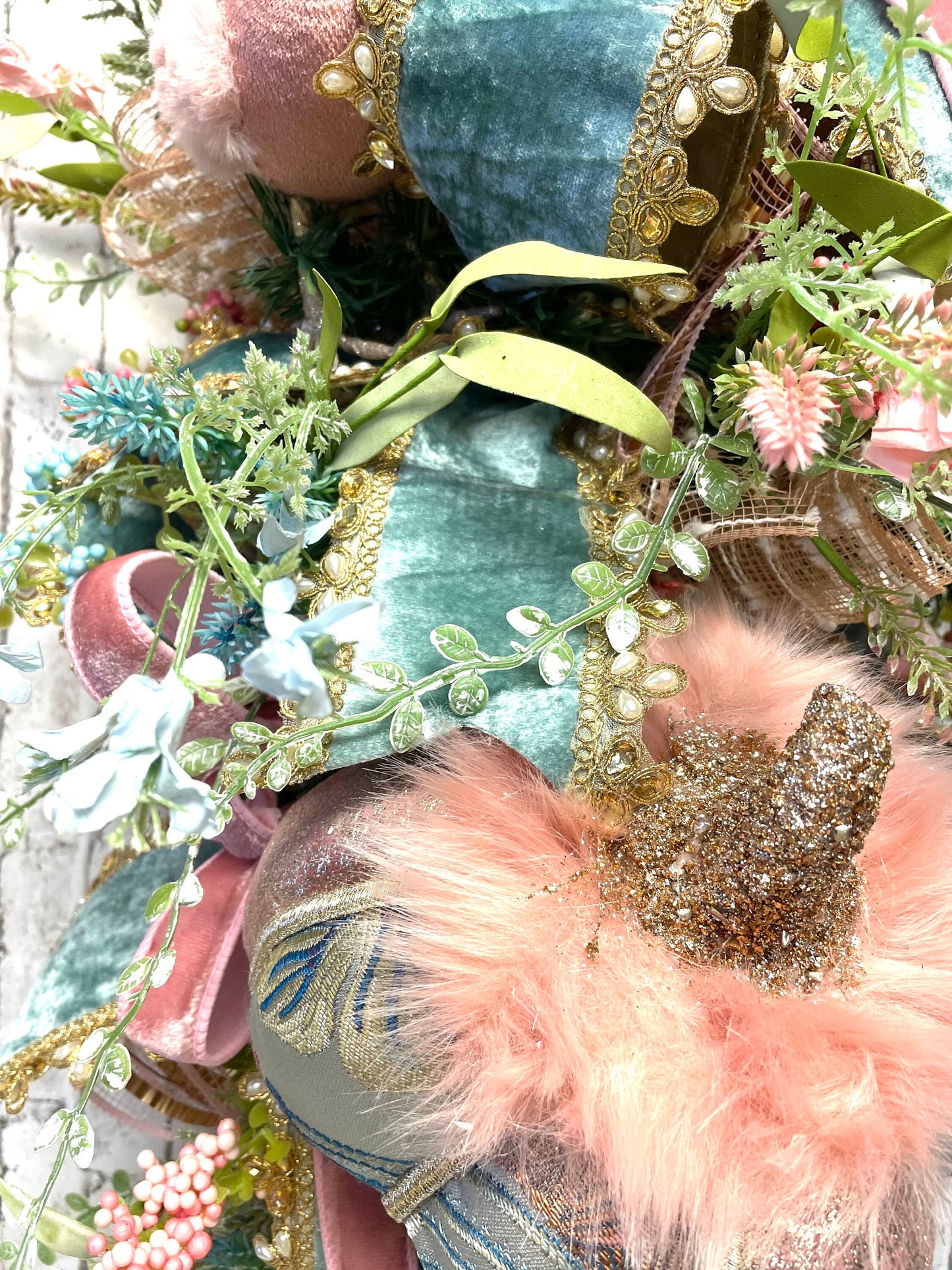 Elegant fall swag, elegant door swag, unique swag, fall swag, pink fall swag, elegant wall swag, elegant fall decor,shipping included