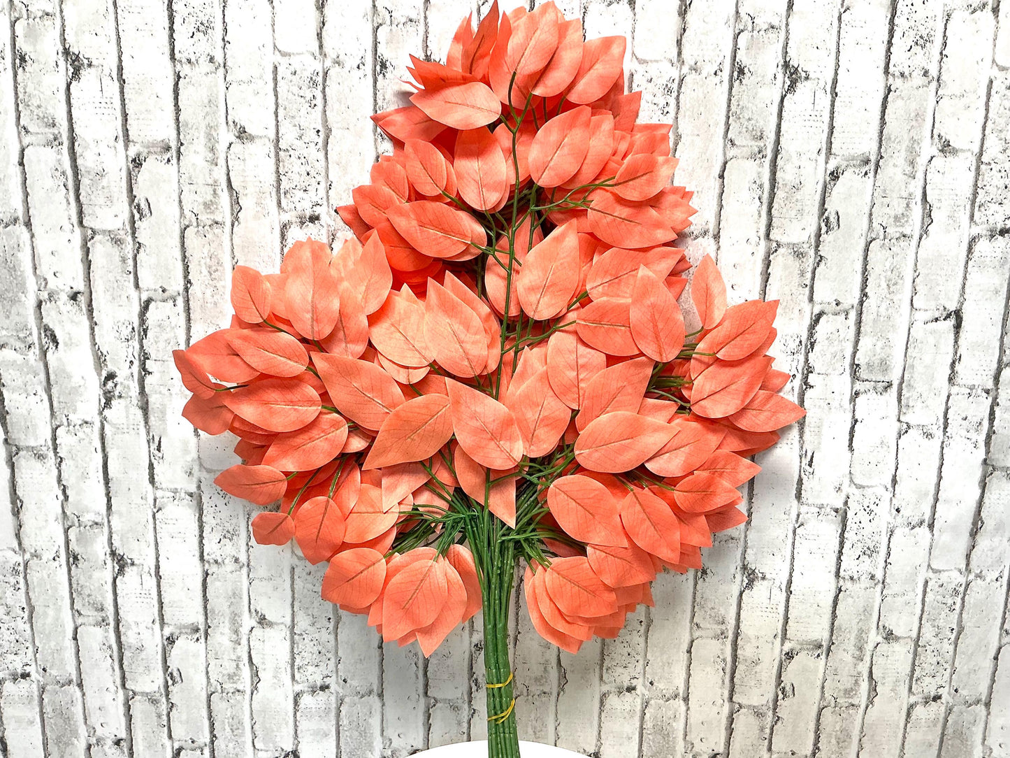 Coral Fucus leaf bundle, 12 pc, 23”L, FG633743