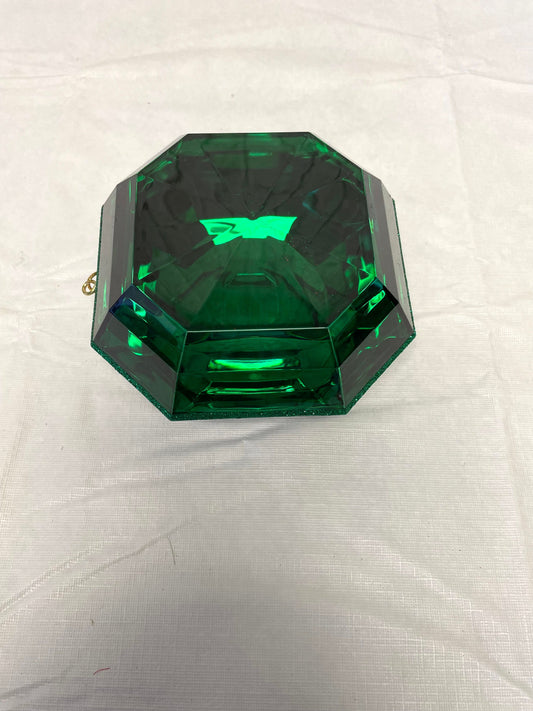 MTX67415 emerald, emerald green jewel, 6 inch jewel