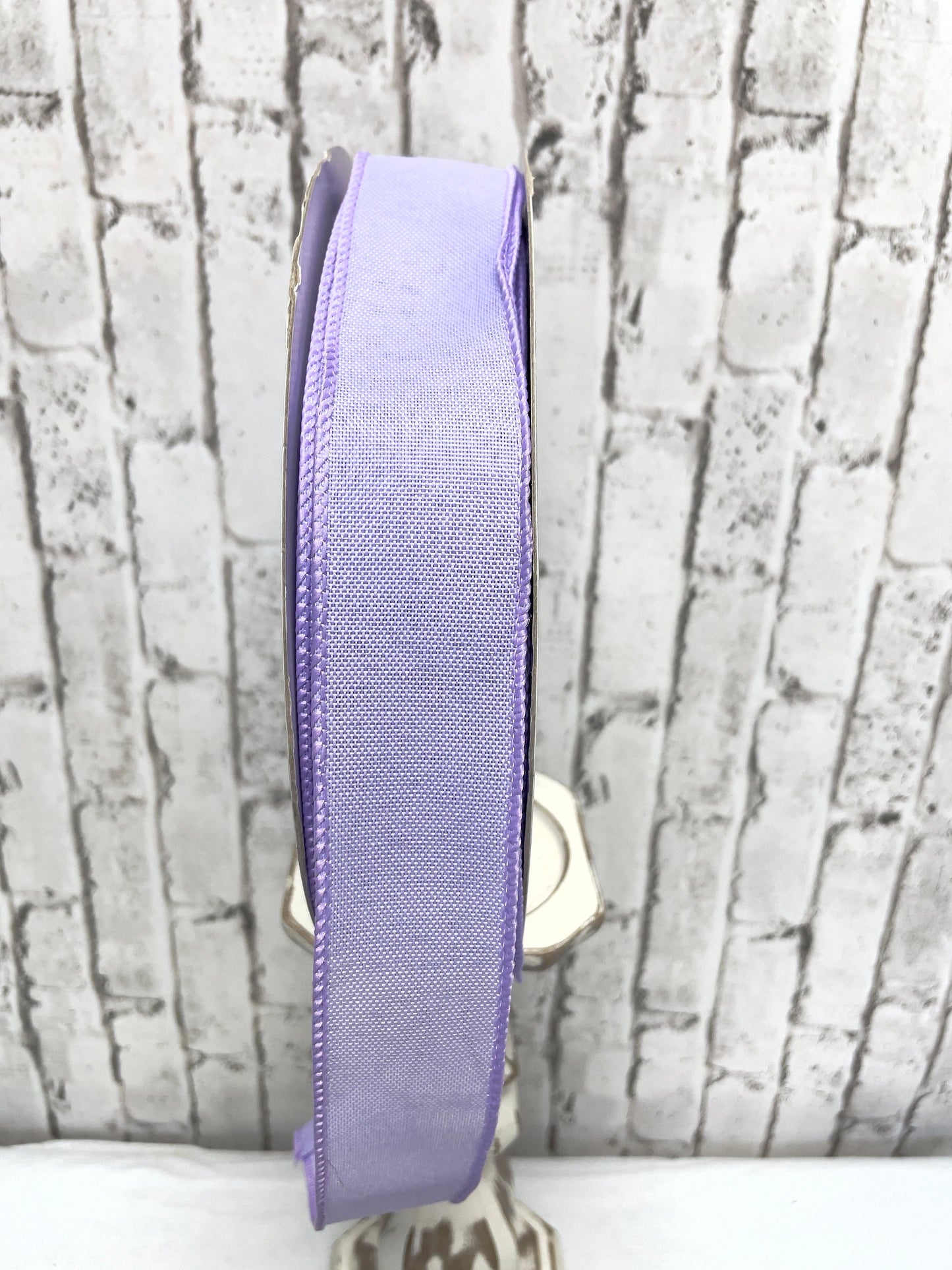 lavendar faux burlap ribbon, 50 yard roll burlap ribbon, Lavendar burlap ribbon, RC5008
