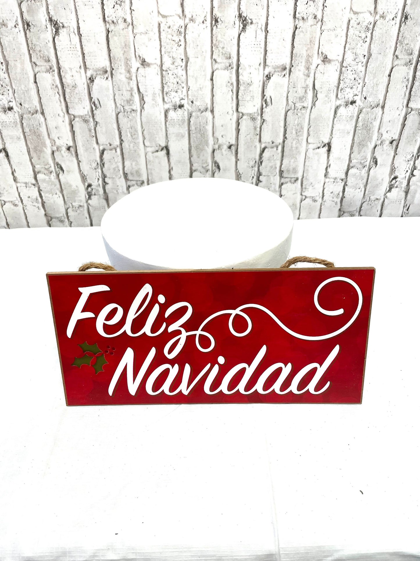 Felix Navidad wreath sign, Christmas wreath sign, AP8442. holiday wreath sign